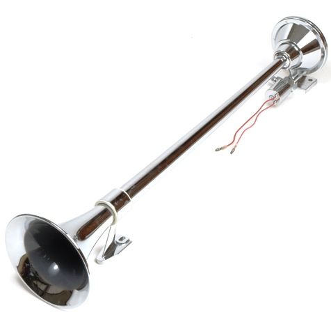 Lufthorn 64 cm. 12 24 V Chrom