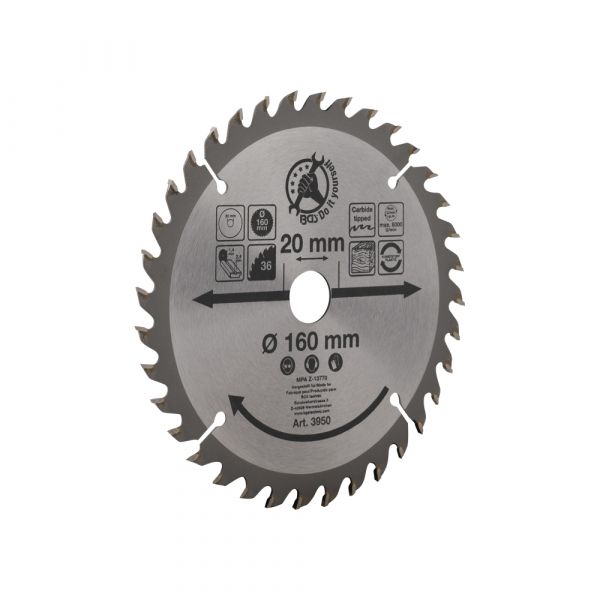 Sägeblatt 160 mm, 36 Zähne