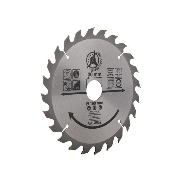 Sägeblatt 190 mm, 24 Zähne