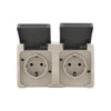 AC-Steckdose 2 x wasserdicht