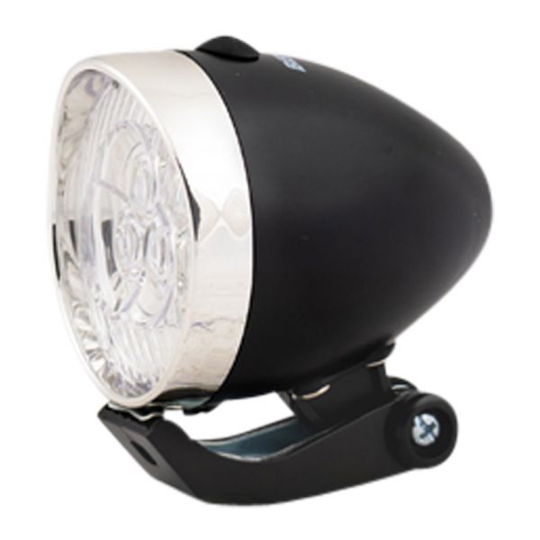 Scheinwerfer Chrom Black LED -Fahrrad