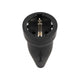 Stecker schwarzer Contra + Ra 16 Amp.