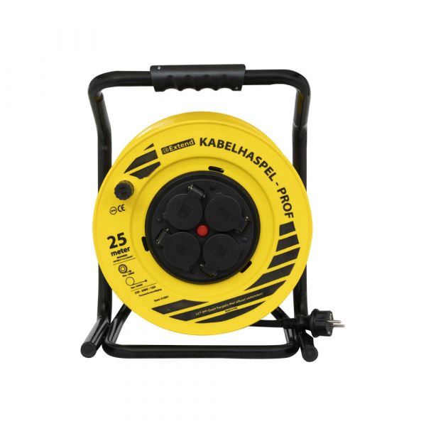 Kabelrollen professionell 25m. 3x2,5 mm. Neo.