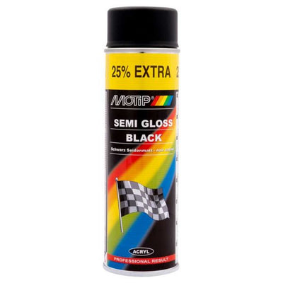 Schwarz Seidenglanz, Kanister 500 ml. Motiv