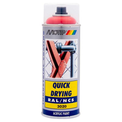 Industrial Ral3020 400 ml. Motip