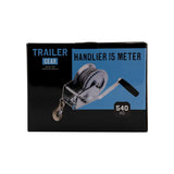 Trailerer -Trailerlerge -Handwinde + Kabel + Haken, 540 kg. - afbeelding 3