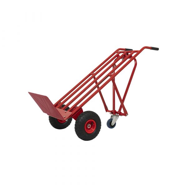Sackkarre rot + Stützrad.