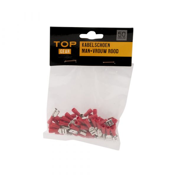 Topgear Topgear Kabelschuh M V 50-DLG rot