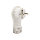 Stecker extra flach weiß
