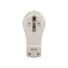 Stecker extra flach weiß
