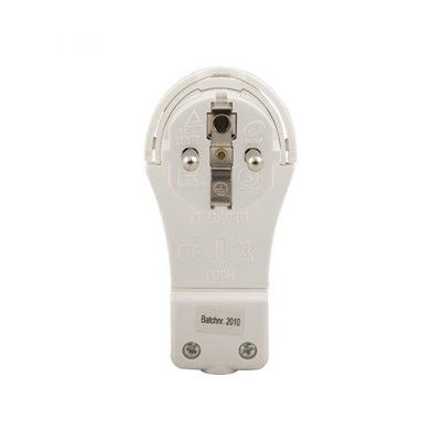 Stecker extra flach weiß