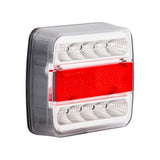 Trailerarer Trailereck Heckleuchte 10 x 10 cm. LED weiß l = r - afbeelding 1