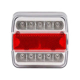 Trailerarer Trailereck Heckleuchte 10 x 10 cm. LED weiß l = r - afbeelding 2