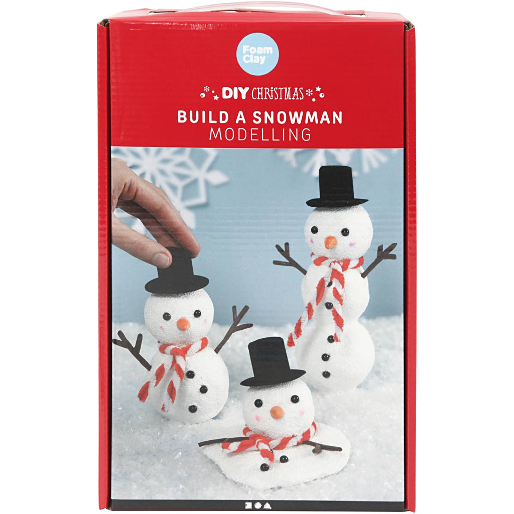 Schaumton zum Schneemannbauen, 1 Set