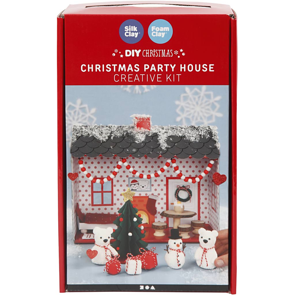 Creativ Company Weihnachtshaus, 1 Set