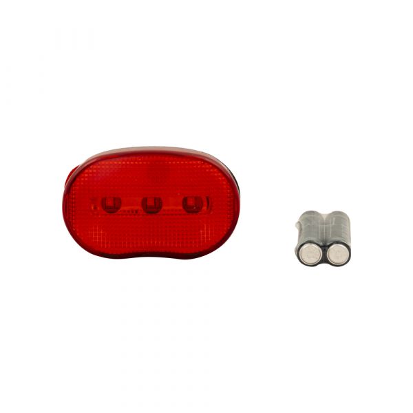 Fahrradlampe 3 LEDs rot
