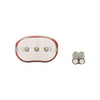 Fahrradlampe 3 LEDs Weiß