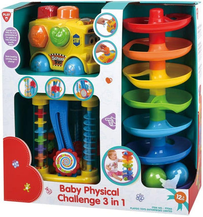 Babyspielset 3 -Stück in fröhlichen Farben