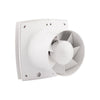 Fan 125 mm still mit Timer. Feuchtigkeitssensor weiß