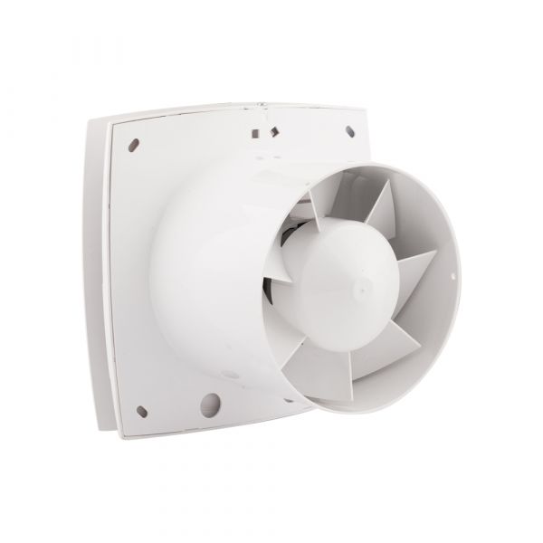 Fan 125 mm still mit Timer. Feuchtigkeitssensor weiß