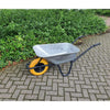 Schubkarre, verzinkter pannensicherer Behälter, 85 Liter