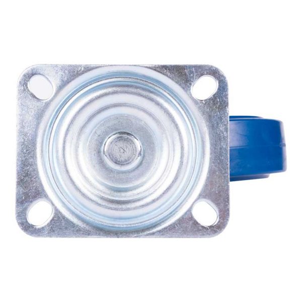 Tarsus-Schwenkrad 160 mm. Blau