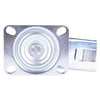 Tarsus Schwenkrad + Bremse 125 mm. Blau