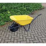 Schubkarre Plastikgelber Behälter 85 Liter HQ. - afbeelding 4