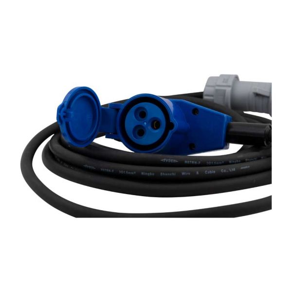 CEE-Verlängerungskabel 5 m. mit Duo-Stecker
