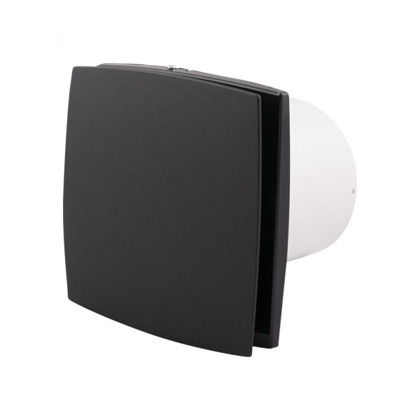 AC Ventilator 100 mm Stille Timer -Feuchtigkeitssensor Black Edition