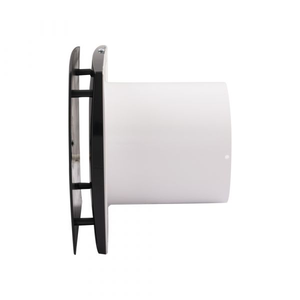 AC Ventilator 100 mm Stille Timer -Feuchtigkeitssensor Black Edition