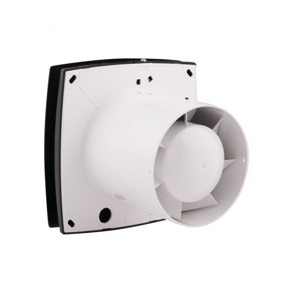 AC Ventilator 100 mm Stille Timer -Feuchtigkeitssensor Black Edition