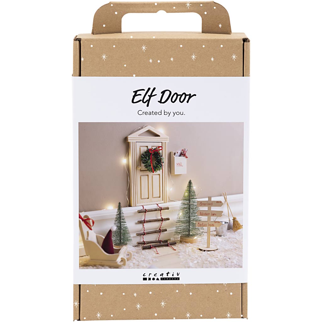 Creativ Company Hobby-Set Wichteltür, 1 Box
