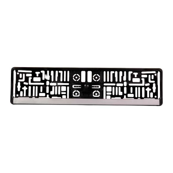 Kennzeichenhalter silber