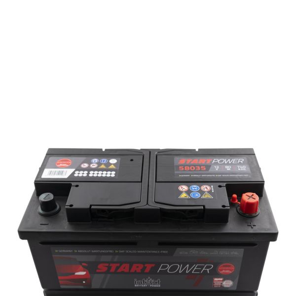 AC -Batterie 12V 80AH Intaktstart.