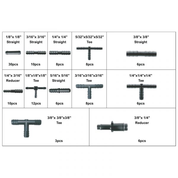Topgear Topgear Snake Connectors Arsch. 113 Stück