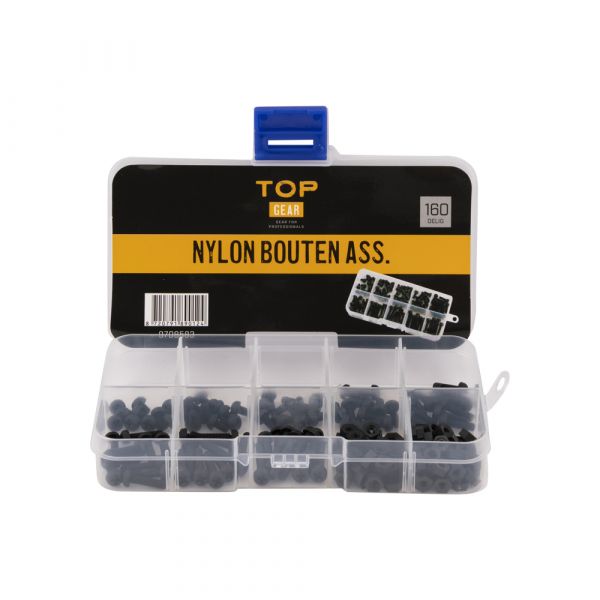 Topgear Topgear Nylon Bouten Ass. 160 Stück