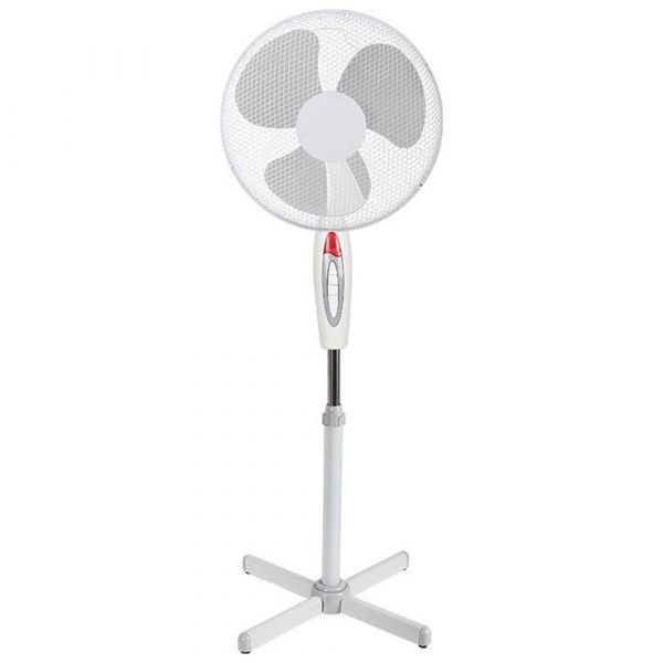 Fan auf Stativ 128 cm. Weiß