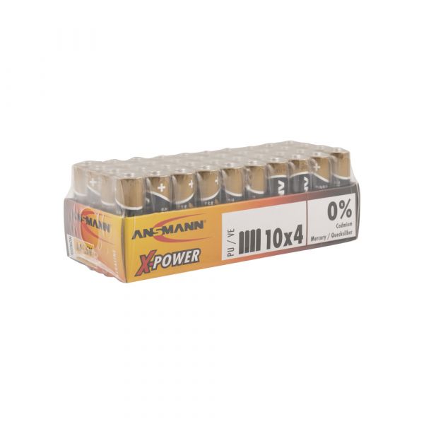 Alkalische Batterie AA LR6 40ST.