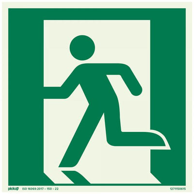 Platten -Notausgang am linken FTLM - 150 x 1550 mm Selbstadhäsiv.