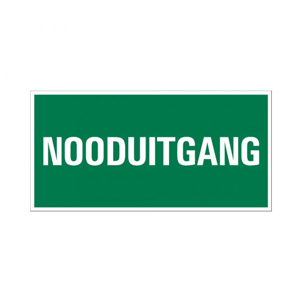 Notfallausgang speichern - 150 x 300 mm.