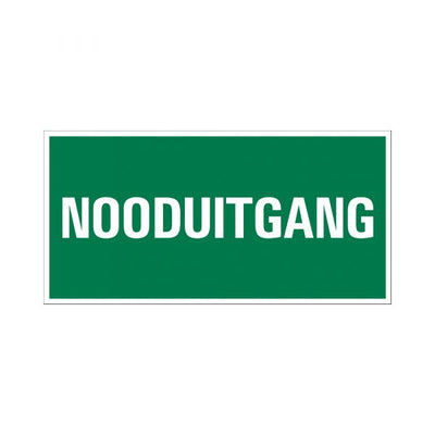 Notfallausgang speichern - 150 x 300 mm.