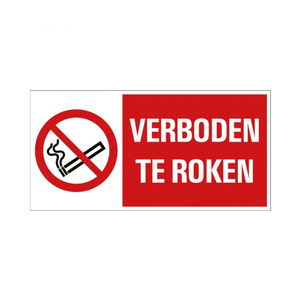 Verboten zu rauchen - 150 x 300 mm.