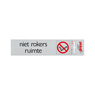 ALULOOK NICHT Raucher Raum - 165x44 mm Selbstadhäsiv.