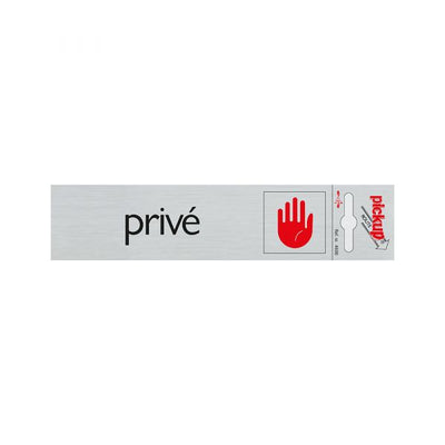 ALULOOK PRIVE PIVE - 165x44 mm Selbstadhäsiv.
