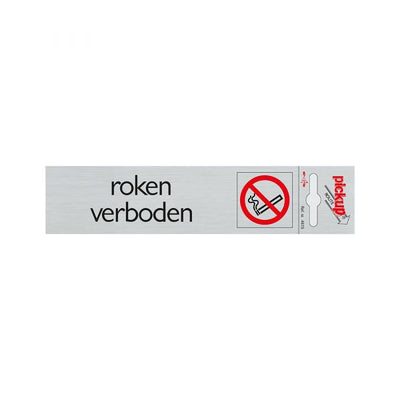 Alulook Smoking Board verboten - 165x44 mm Selbstadhäsiv.