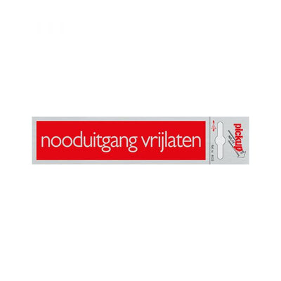 Release Alulook Not Emergency Exploppe - 165x44 mm Selbstadhäsiv.