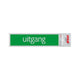 ALULOOK -Ausgangsplatte - 165x44 mm Selbstadhäsiv.