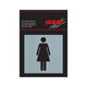 Alulook Ladies Plate - 80x80 mm Selbstadhäsiv.