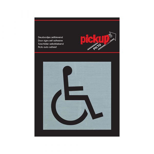 Alulook -Board für Rollstuhl zugänglich - 80 x 80 mm Selbst -Cledleft.